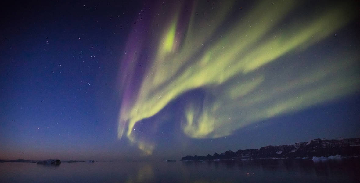 Northern lights display