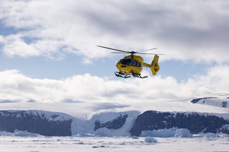 Antarctica by Helicopter: Crossing the Circle and the Peninsula