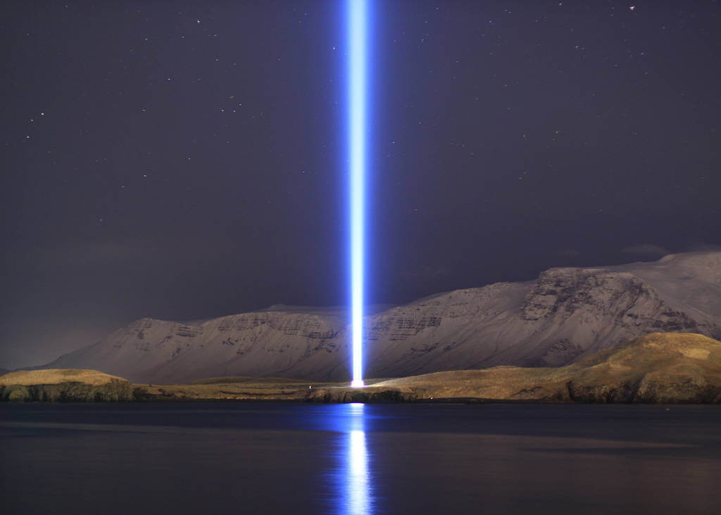 Imagine Peace Tower, Reykjavik, Iceland