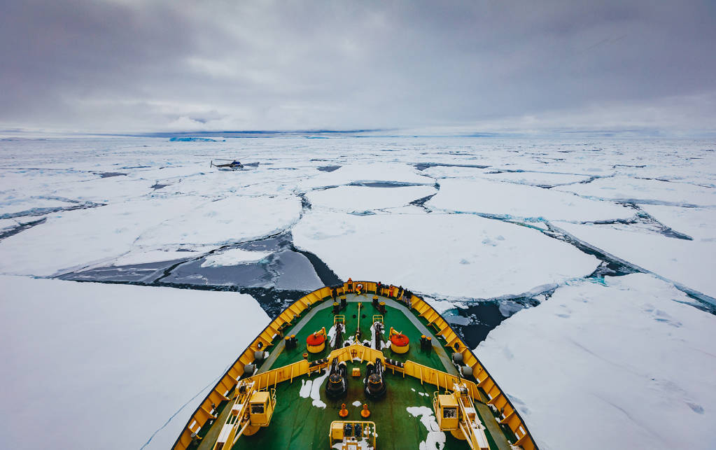 Quark Expeditions guests travel to Snow Hill Island on the legendary ice-breaker Kapitan Khlebnikov.