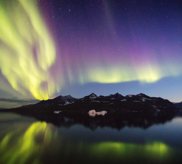 Watching the Northern Lights in East Greenland