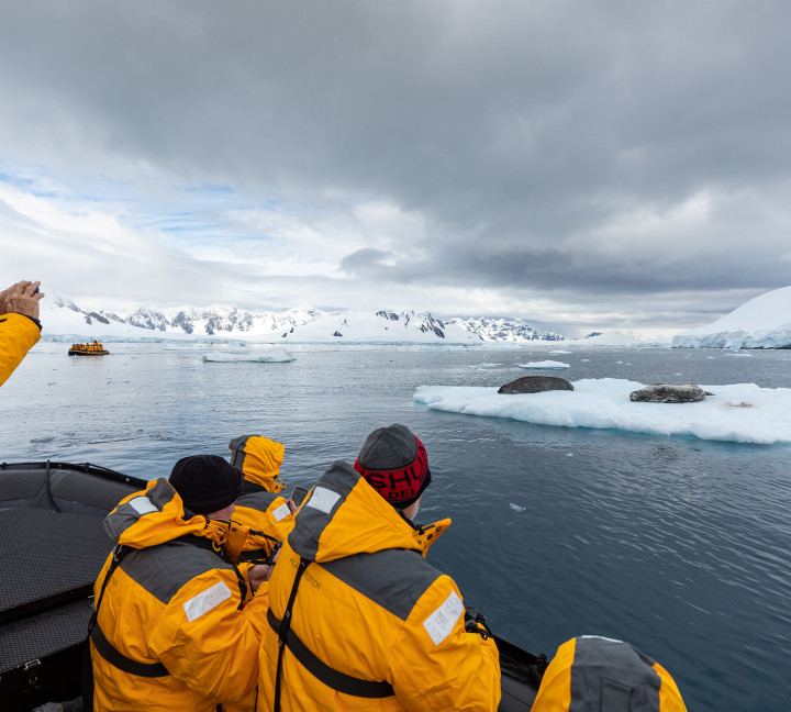 Antarctica by Helicopter: Crossing the Circle and the Peninsula
