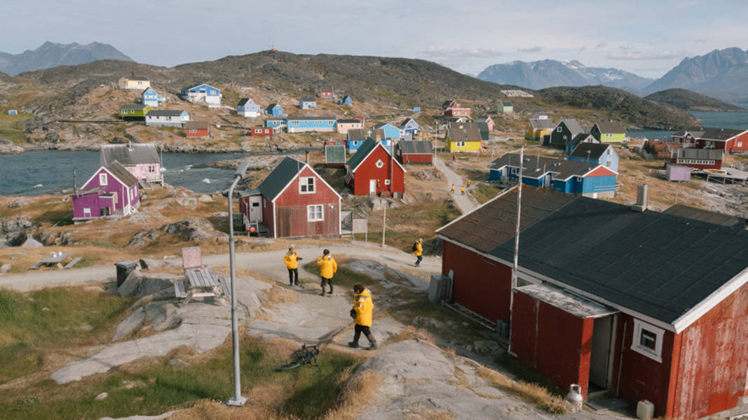 Guests exploring Itilleq, Greenland