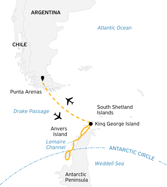 Antarctic Express: Crossing the Circle