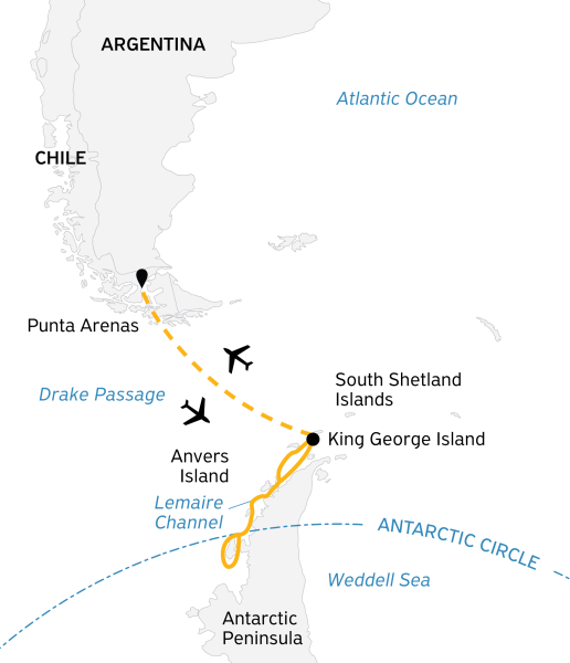 Antarctic Express: Crossing the Circle