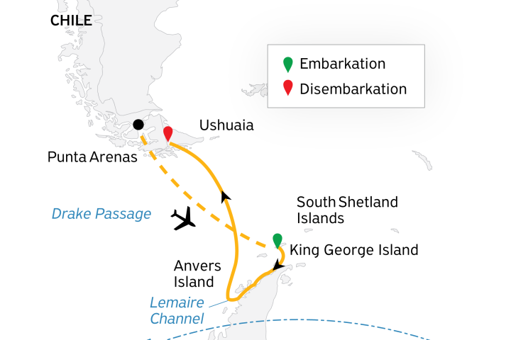 Antarctic Express: Fly South, Sail North