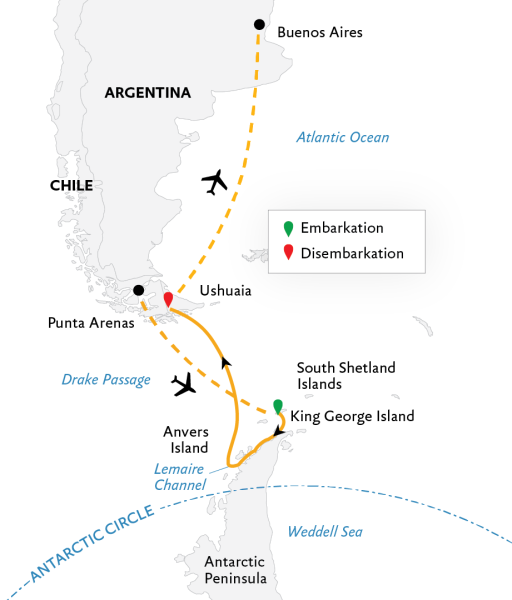 Antarctic Express: Fly South, Sail North