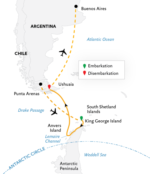 Antarctic Express: Fly South, Sail North