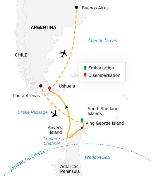 Antarctic Express: Fly South, Sail North