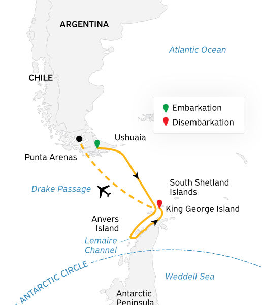 Antarctic Express: Sail South, Fly North