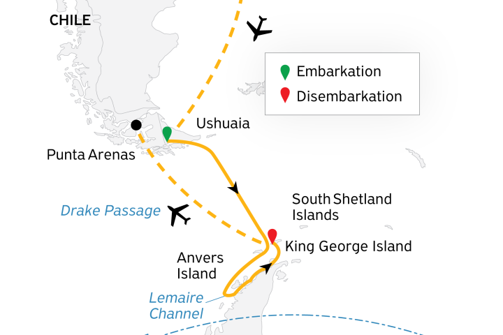Antarctic Express: Sail South, Fly North