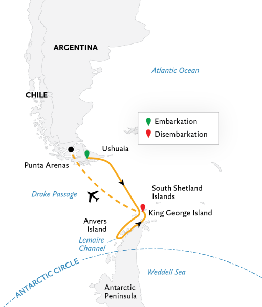 Antarctic Express: Sail South, Fly North