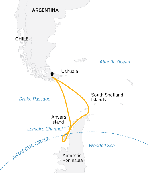 Antarctic Peninsula: Crossing the Circle