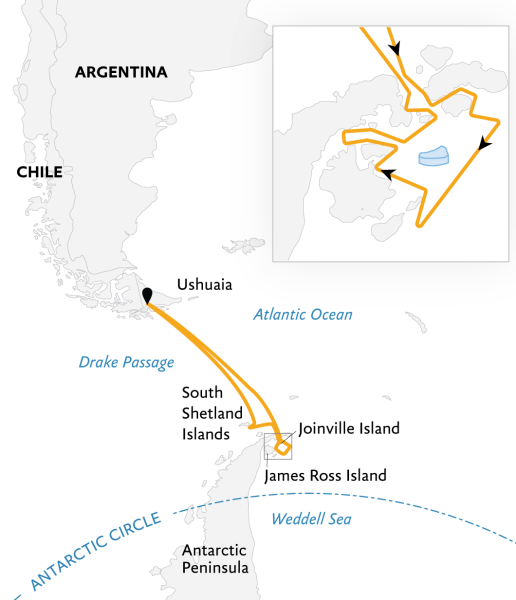 Antarctic Peninsula: A Rare Exploration of the Weddell Sea