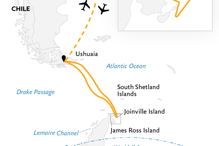 Antarctica By Helicopter: Icebergs, Mountains and Remote Lands​