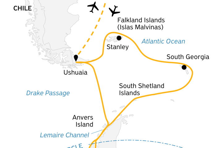 Epic Antarctica: The Falklands, South Georgia and Crossing the Circle