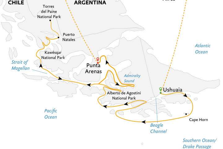 Essential Patagonia: Chilean Fjords and Torres del Paine