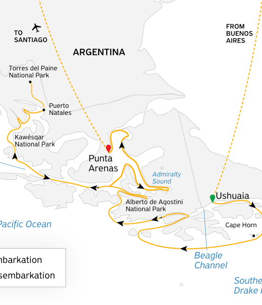 Essential Patagonia: Chilean Fjords and Torres del Paine