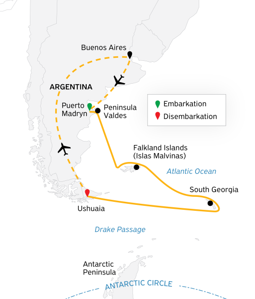 Falkland Islands and South Georgia: 20-Day Wildlife Adventure