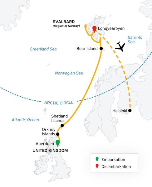 Scotland to Spitsbergen: Puffins, Sea Ice and Wildlife