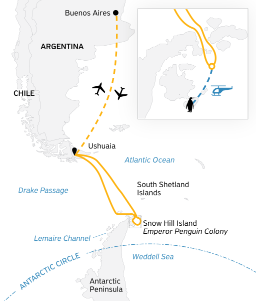 Snow Hill to the Peninsula: Shackleton’s Emperors