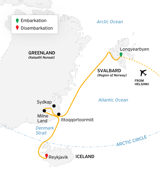 Three Arctic Islands: Iceland, Greenland, Spitsbergen