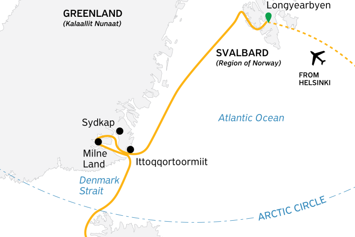 Three Arctic Islands: Iceland, Greenland, Spitsbergen