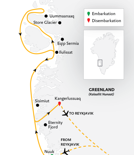 West Greenland: Discovering Massive Icebergs and Inuit Communities, Northbound